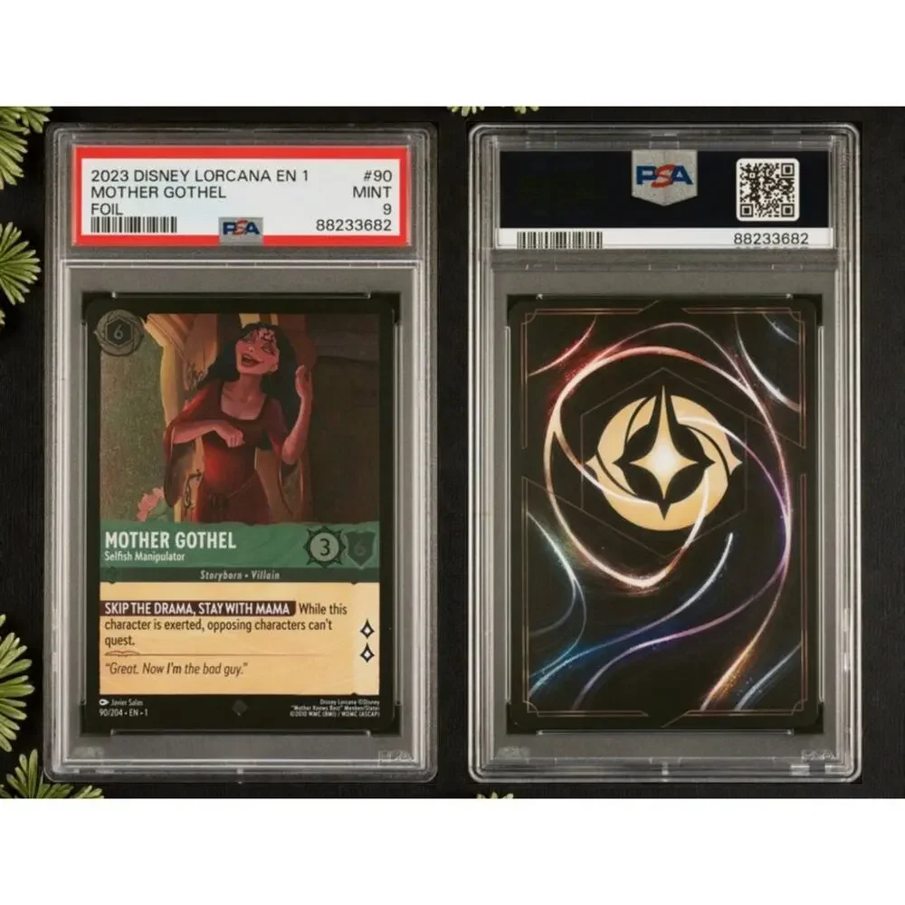 2023 Disney Lorcana The First Chapter Mother Gothel #90 Foil PSA 9 Mint
